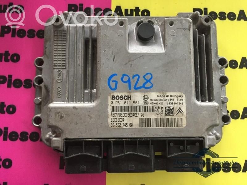 Engine control unit/module ECU   0281011561,9653958980,9663245780,EDC16C34