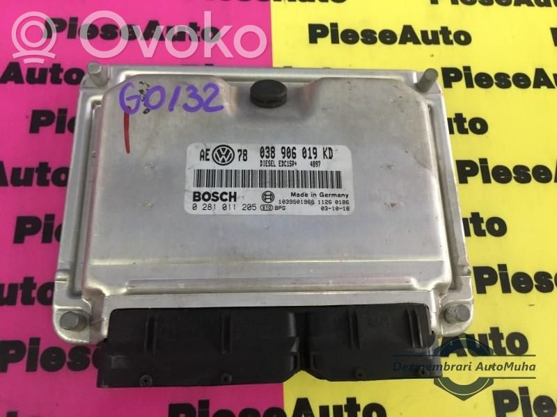 Engine control unit/module ECU   0281011205,038906019KD,AE78