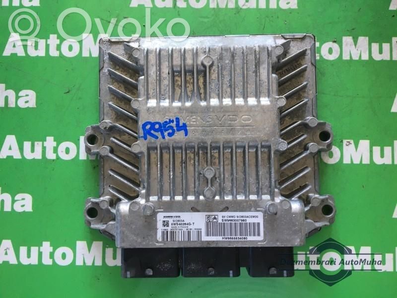 Engine control unit/module ECU   5WS40264GT,HW9655534080,SW9663007980