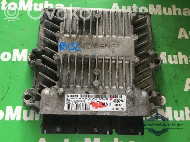 Engine control unit/module ECU   4M5112A650JH,5WS40303HT,SID202