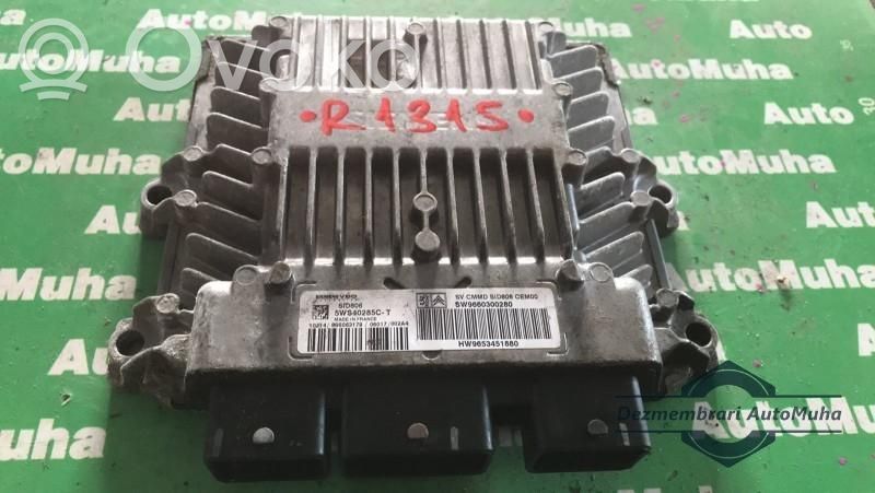 Engine control unit/module ECU   5WS40285CT,HW9653451880,SW9660300280