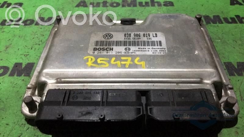 Volkswagen Polo IV 9N3 Unité de commande, module ECU de moteur 