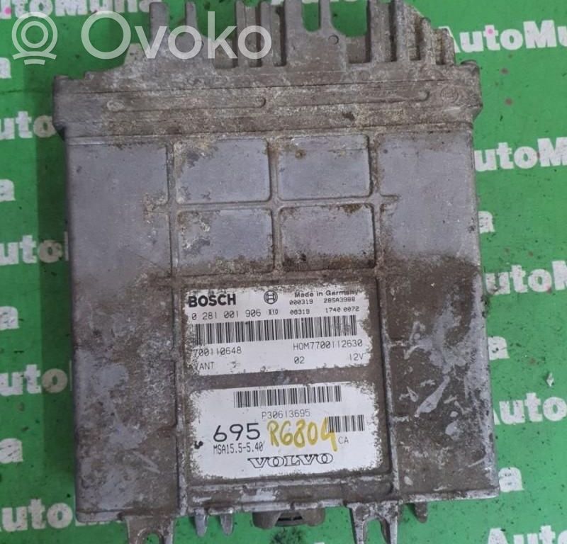 Unité de commande, module ECU de moteur   0281001906,700110648,7700112630
