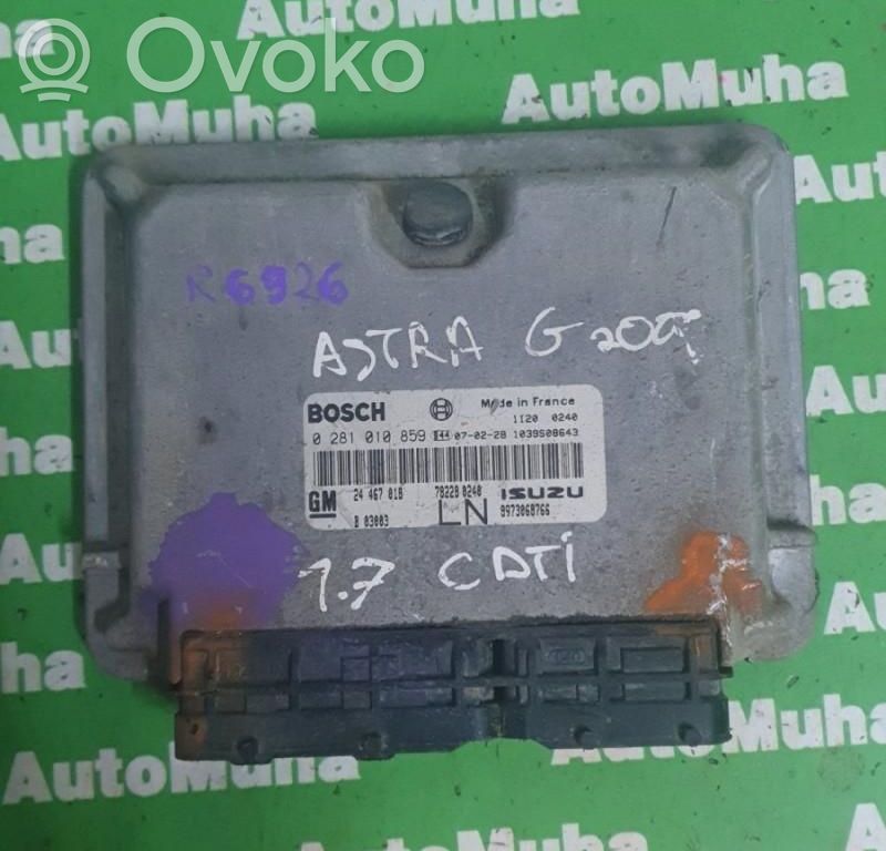 Opel Astra G Unidad de control/módulo ECU del motor 