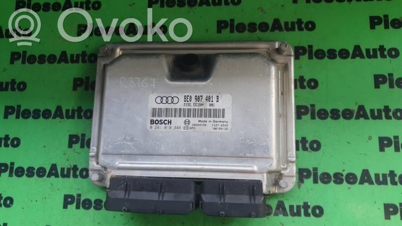 Engine control unit/module ECU   0281010446,8E0907401B