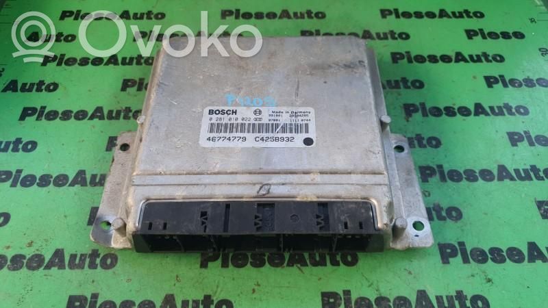 Engine control unit/module ECU   0281010022,46774779