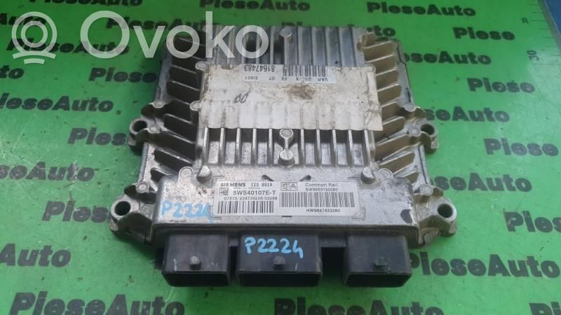 Engine control unit/module ECU   5WS40107ET,9647423380,9653150080,HW9647423380,SW9653150080