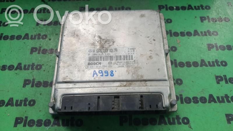 Mercedes-Benz A W169 Komputer / Sterownik ECU silnika 
