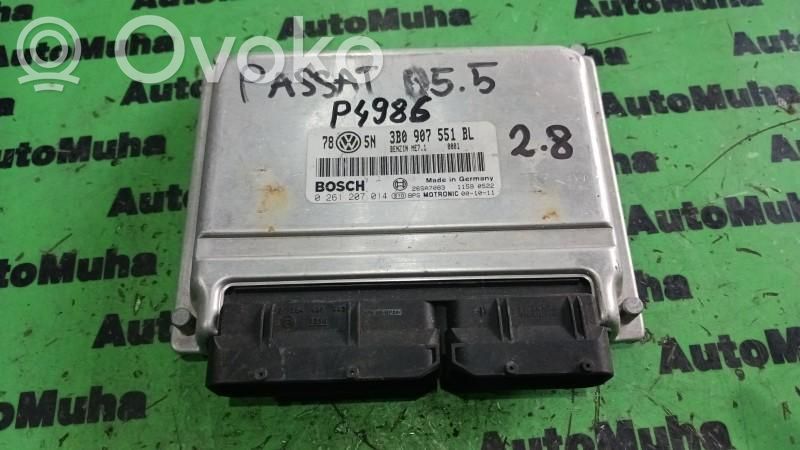 Engine control unit/module ECU   0261207014,3B0907551BL