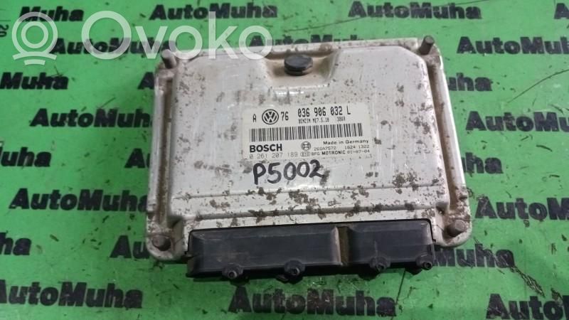 Engine control unit/module ECU   0261207189,036906032L