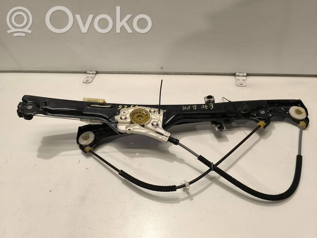 BMW X5M E70 Mechanizm podnoszenia szyby przedniej bez silnika 