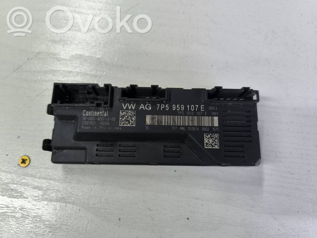 Tailgate/trunk control unit/module   7P5959107E