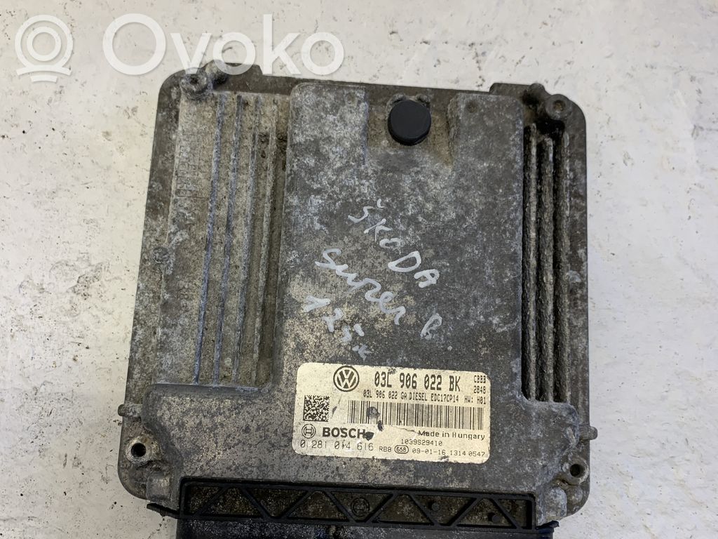 Skoda Superb B6 (3T) Engine control unit/module 