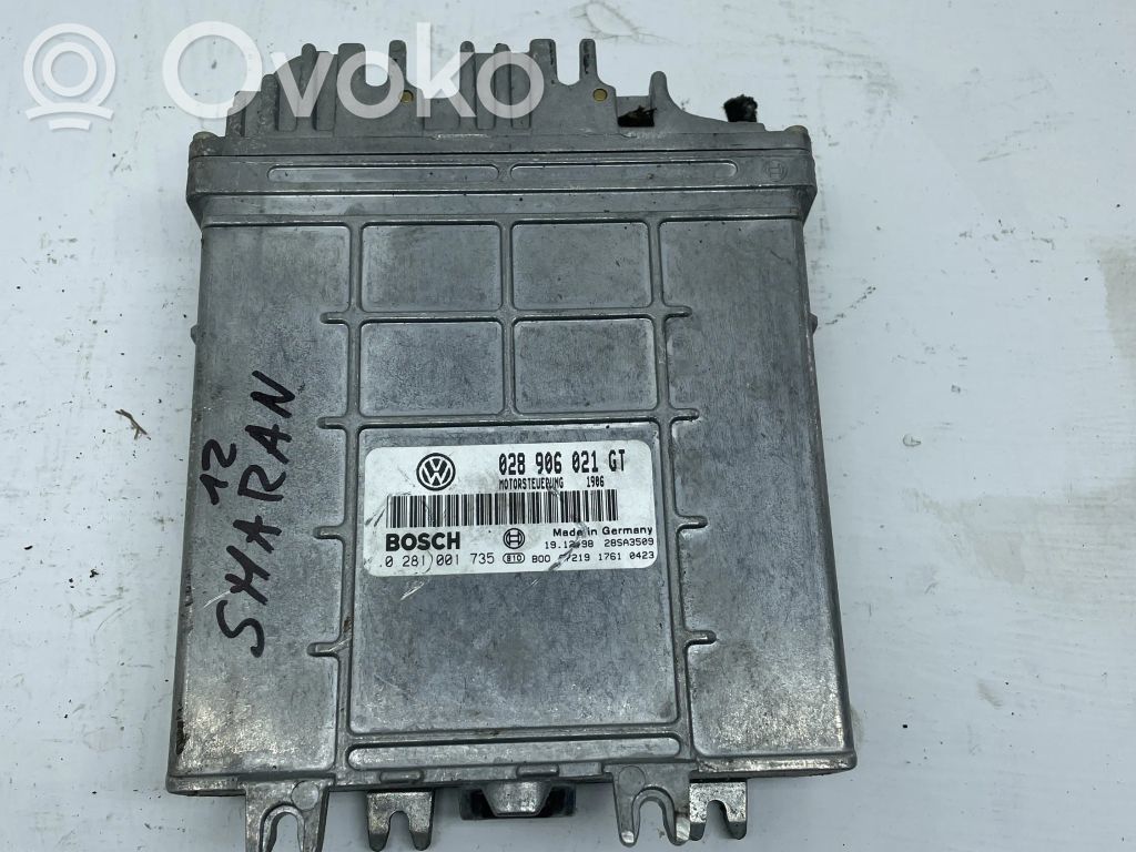 Volkswagen Sharan Engine control unit/module 