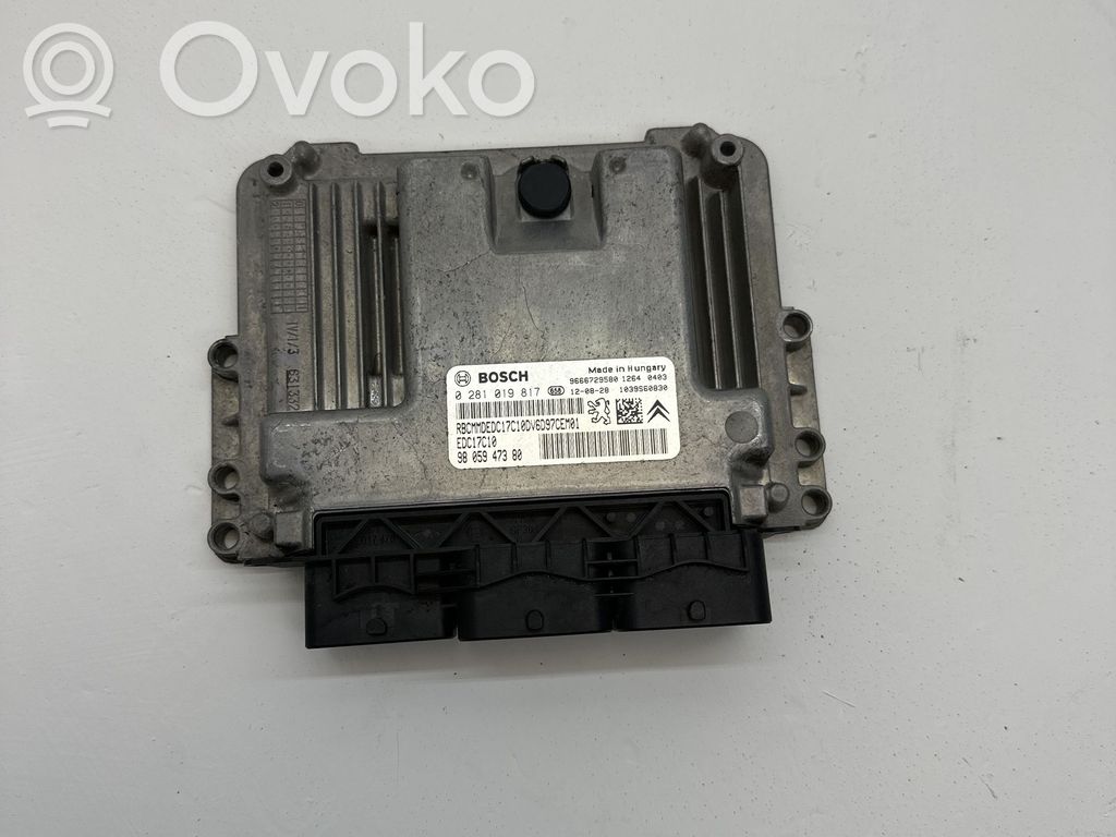 Engine control unit/module   0281019817,9805947380