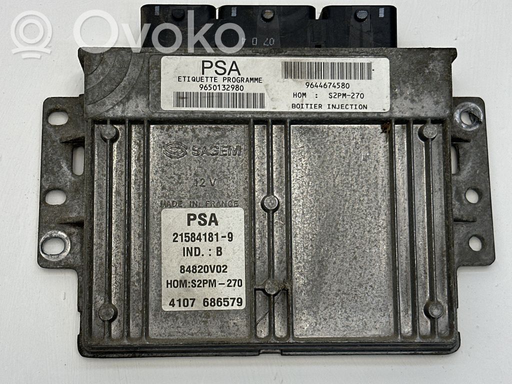 Engine control unit/module   9650132980