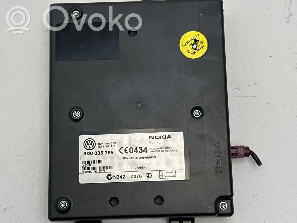 Volkswagen Phaeton Moduł / Sterownik Bluetooth 