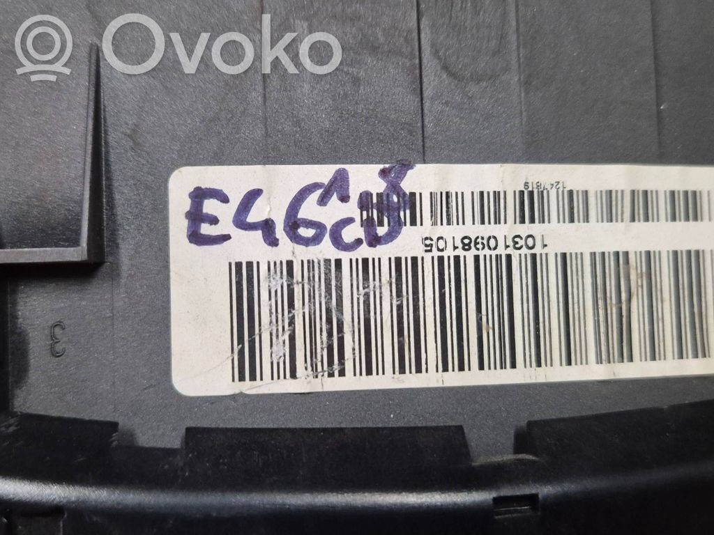 BMW 3 E46 Speedometer (instrument cluster) 