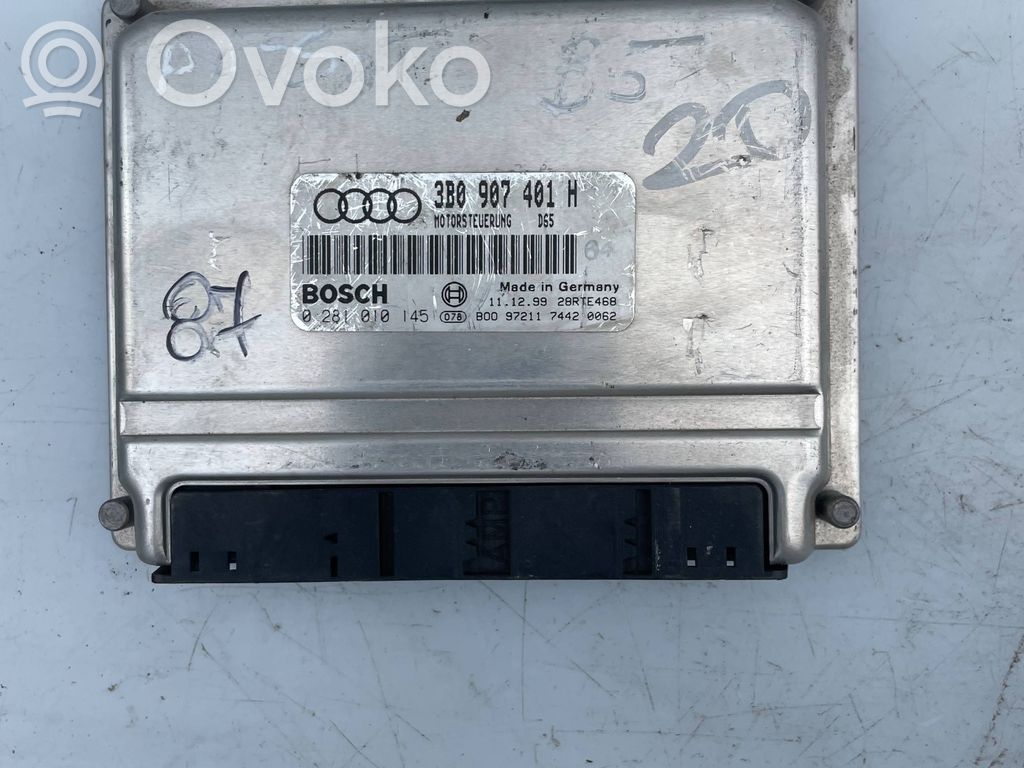 Engine control unit/module   3B0907401H,0281010145