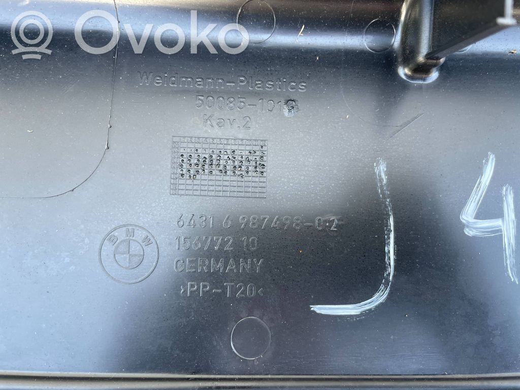 Deckel Innenraumfilter   6431698749802,15677210,500851010,6987498