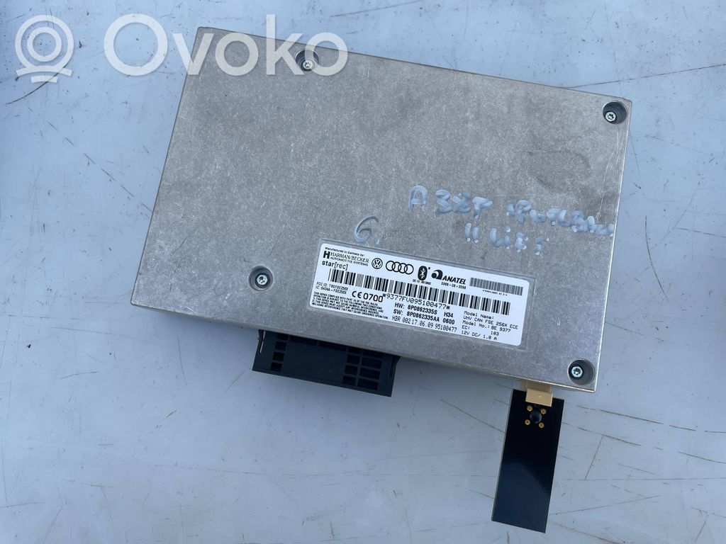 Audi A3 S3 A3 Sportback 8P Modul unitate control Bluetooth 