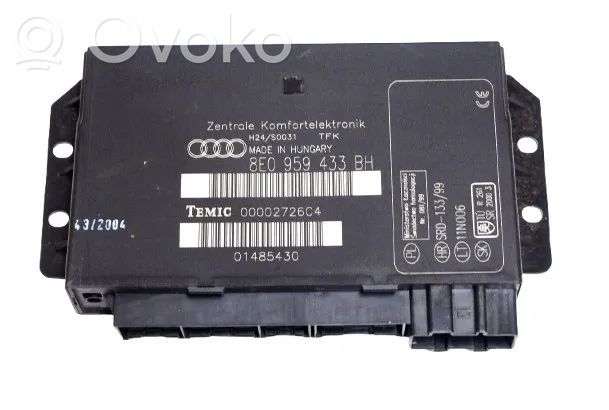 Audi A4 S4 B6 8E 8H Korin keskiosan ohjainlaite 