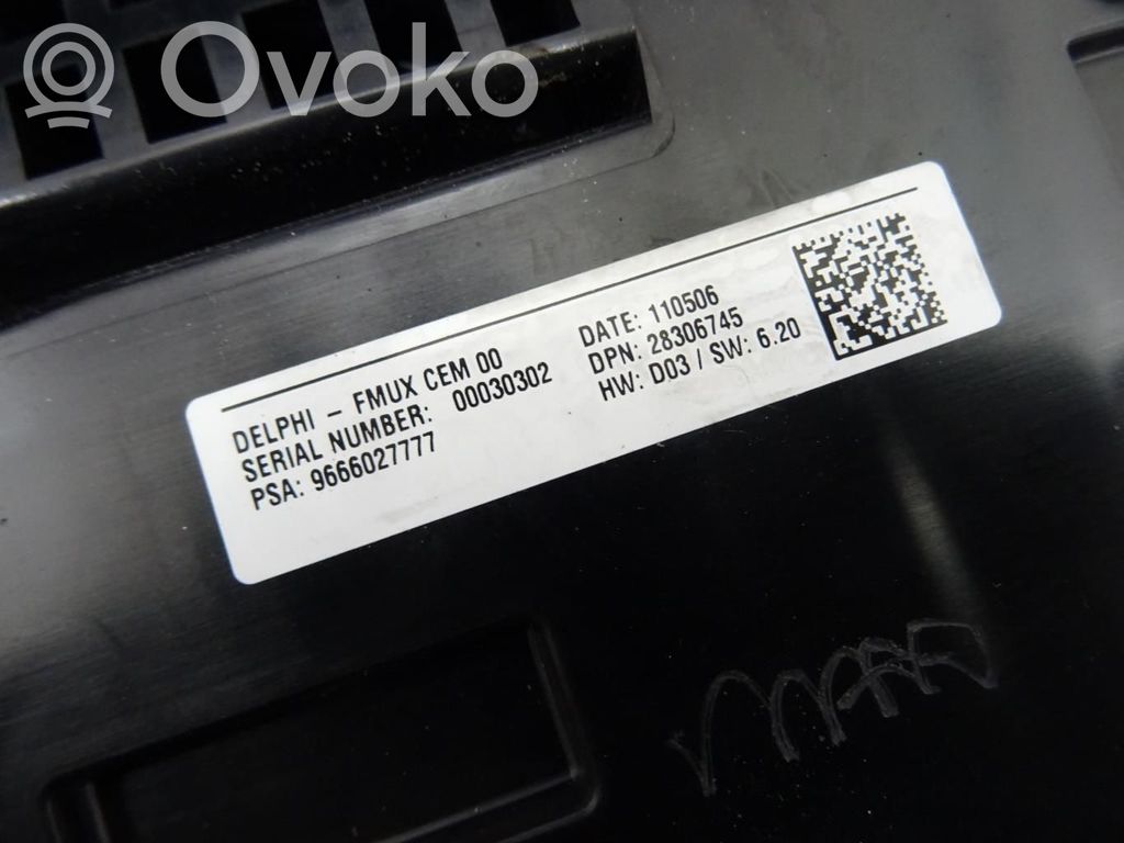 Citroen DS4 Climate control unit 