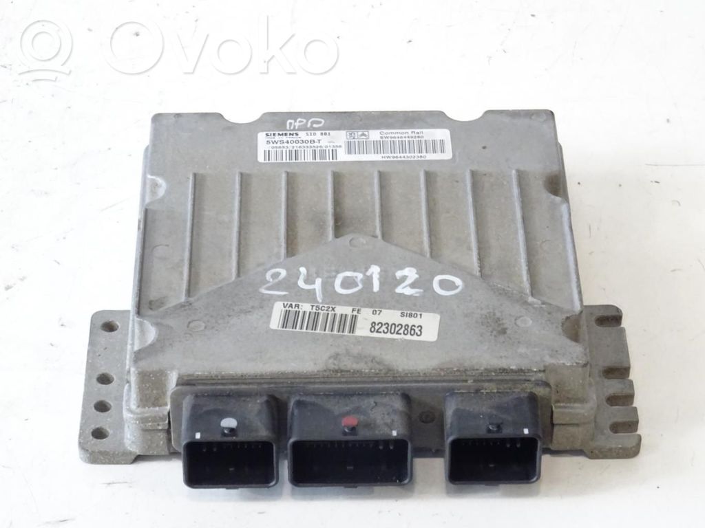 Peugeot 307 Engine control unit/module 