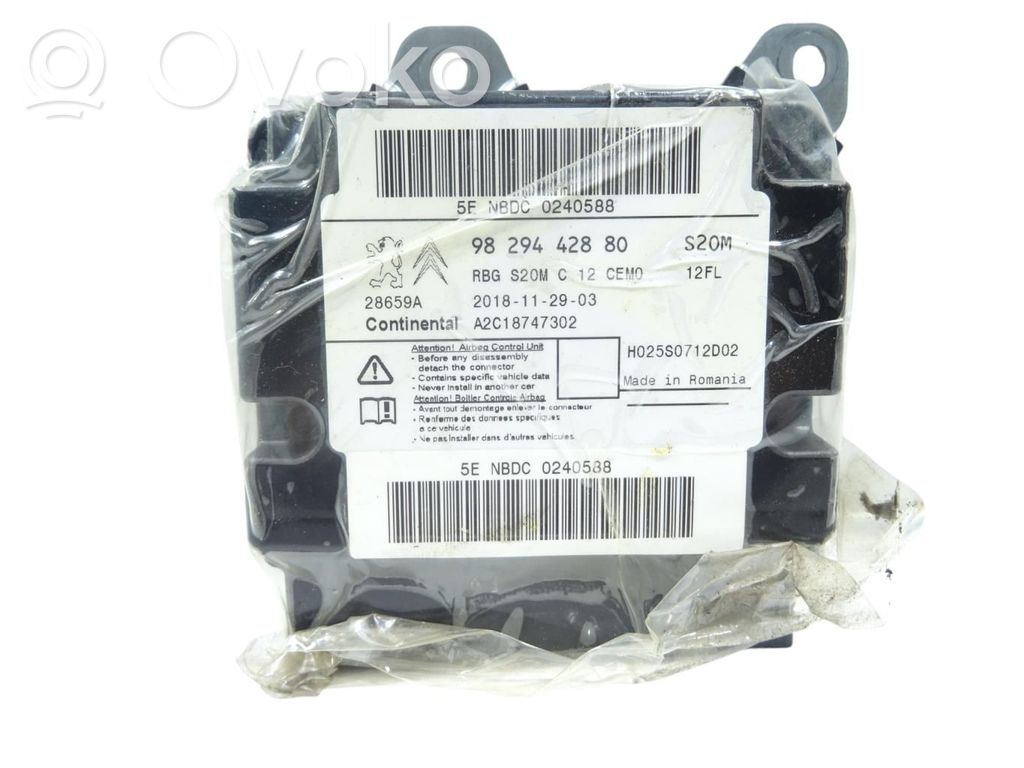 Citroen C3 Airbag control unit/module 