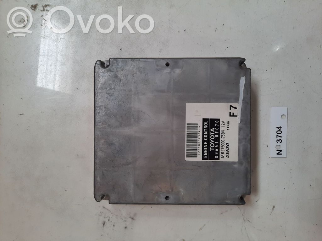 Toyota Corolla Verso AR10 Engine control unit/module 