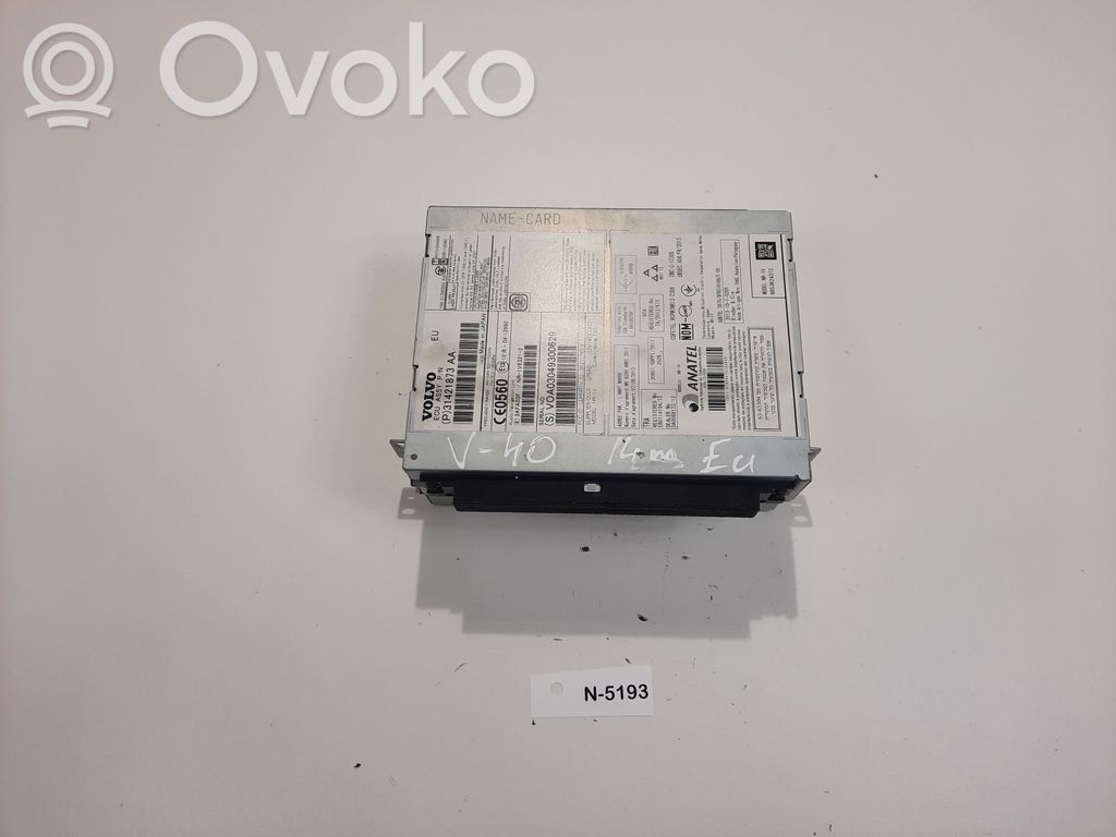 Volvo V40 Radio/CD/DVD/GPS head unit 