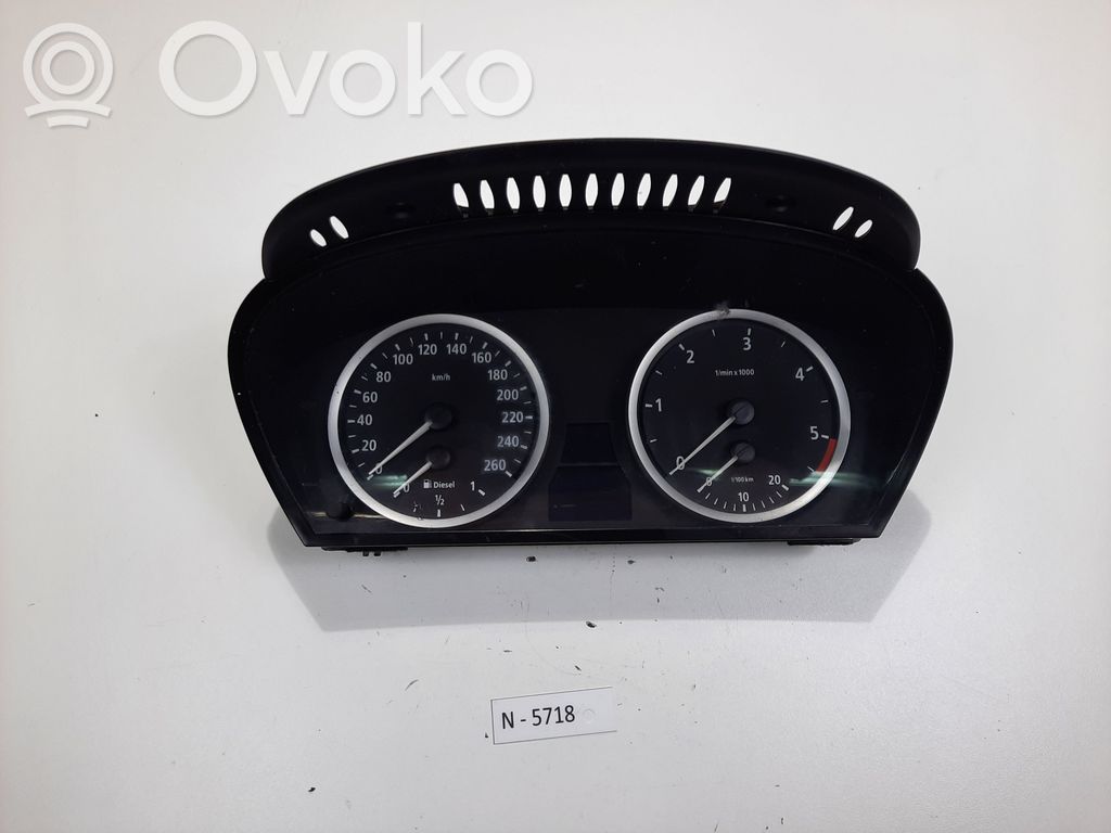 BMW 5 E60 E61 Speedometer (instrument cluster) 