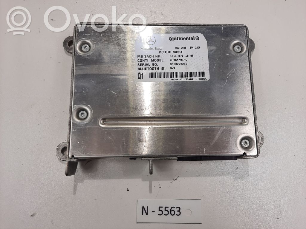 Mercedes-Benz E W211 Unidad de control/módulo de bluetooth 