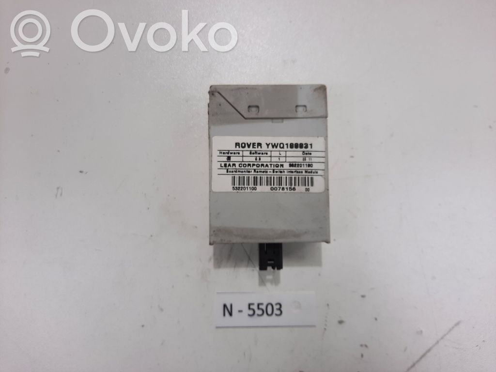 Rover 75 Other control units/modules 