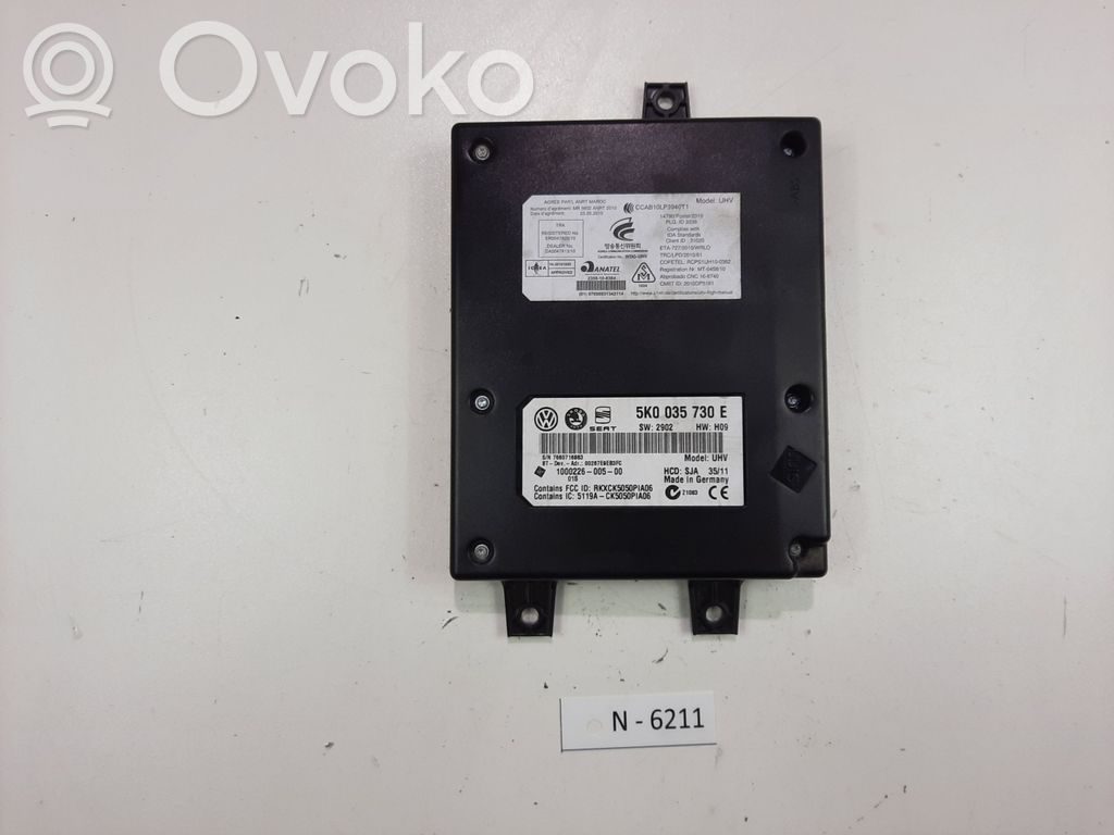 Volkswagen Golf VI Bluetooth control unit module 