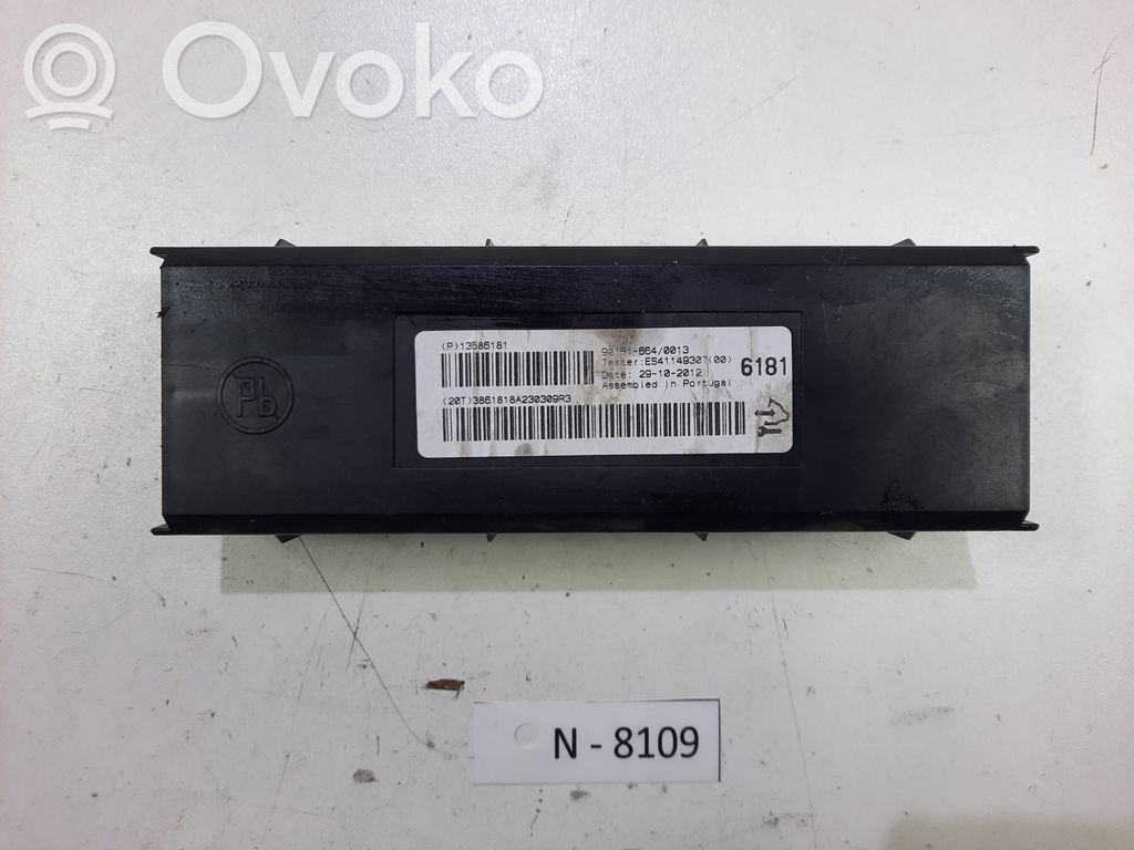 Opel Meriva B Climate control unit 