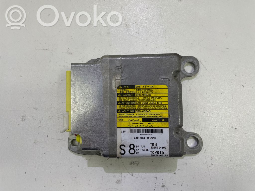 Toyota Verso Airbag control unit/module 