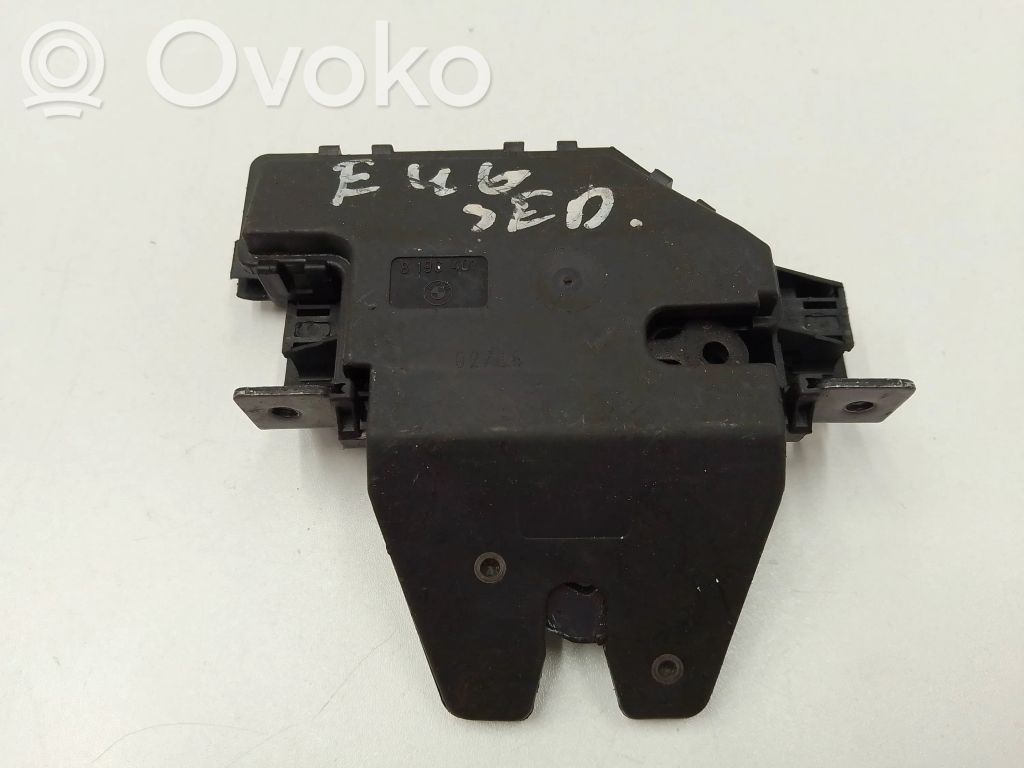 Tailgate/trunk/boot lock/catch/latch   8196401
