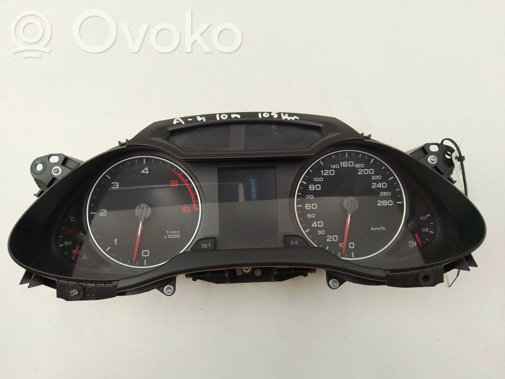 Audi A4 S4 B8 8K Speedometer (instrument cluster) 