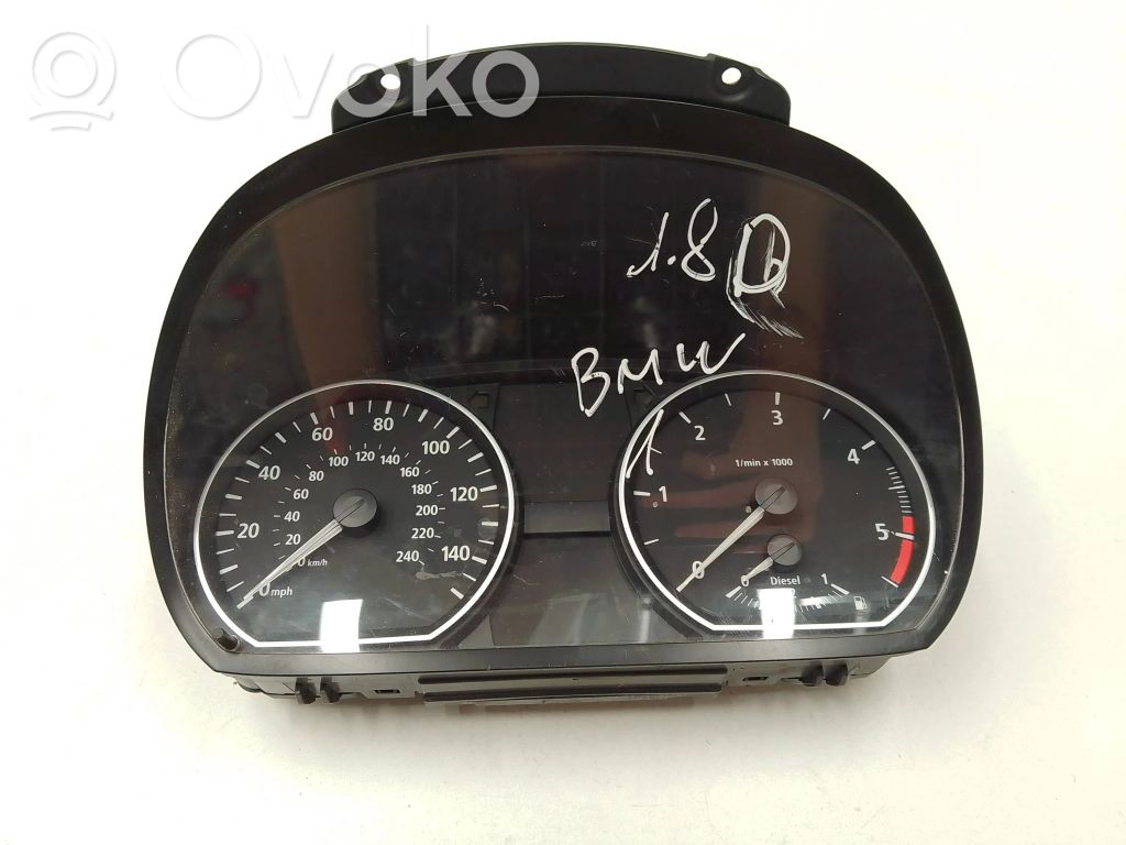 BMW 1 E81 E87 Speedometer (instrument cluster) 