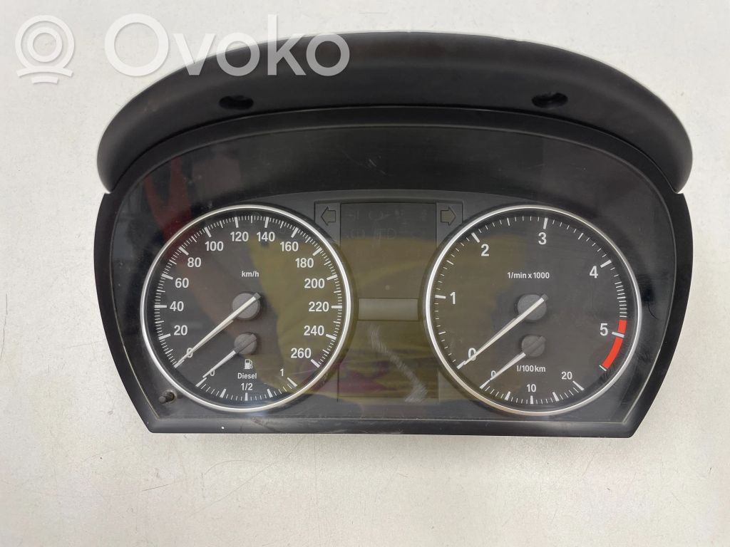 BMW 3 E90 E91 Speedometer (instrument cluster) 