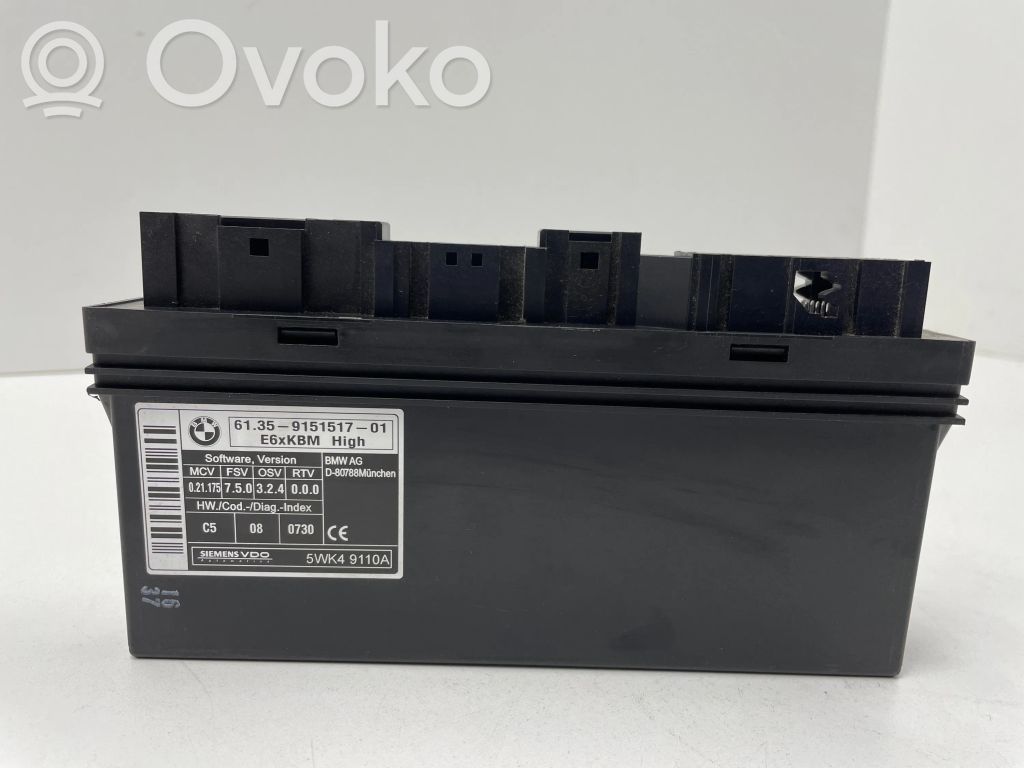 BMW 5 E60 E61 Moduł / Sterownik komfortu 