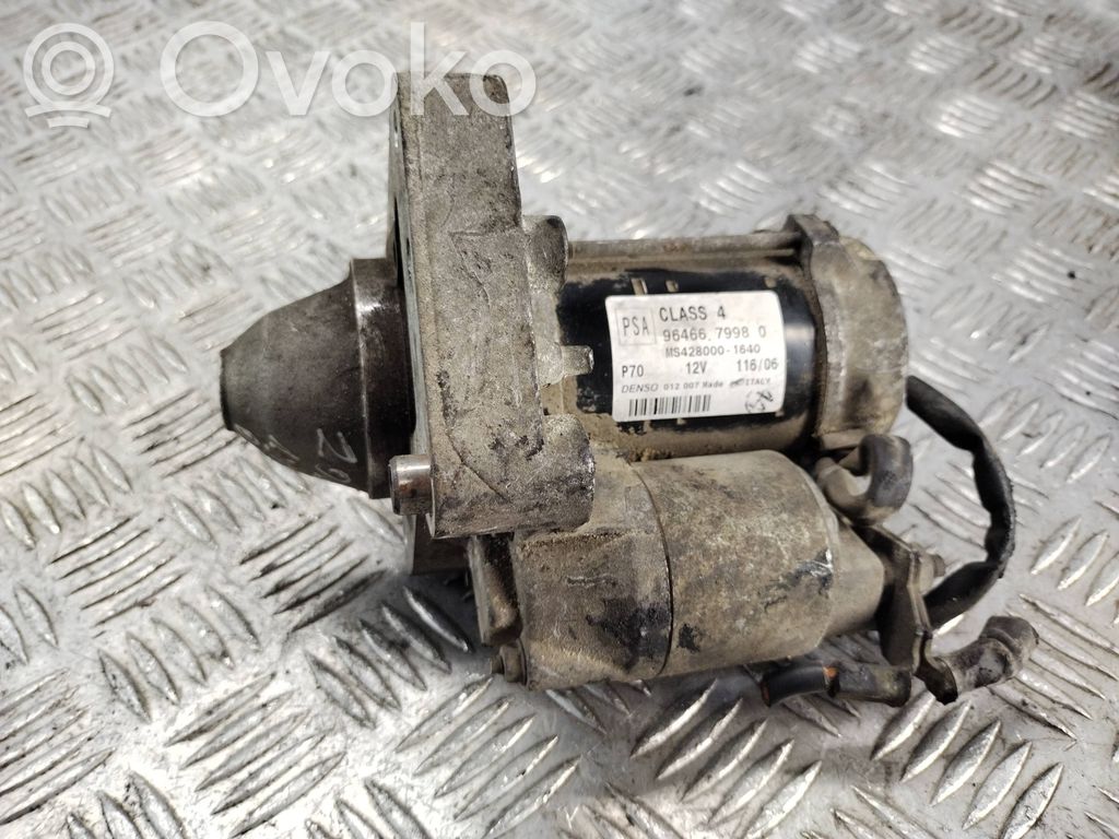 Peugeot 206 Motor de arranque 