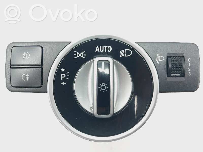 Mercedes-Benz C W204 Przycisk / Pokrętło regulacji oświetlenia deski rozdzielczej 