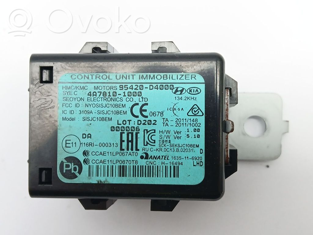 KIA Picanto Interior comfort aerial antenna 
