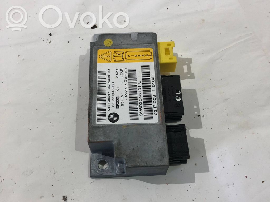 Airbag control unit/module   65776920481,037125057,6920481