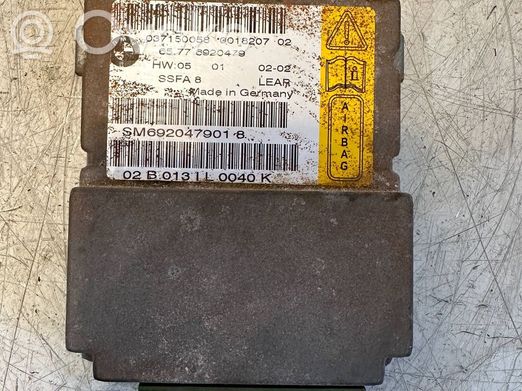 BMW 7 E65 E66 Airbag control unit/module 