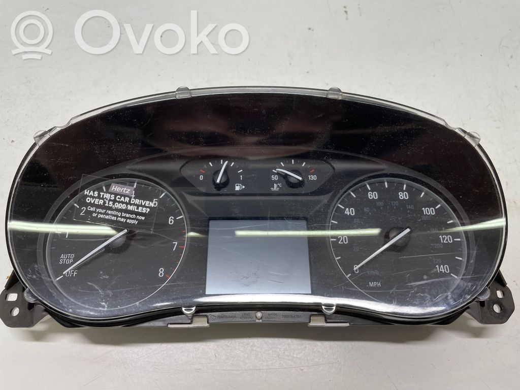 Opel Mokka X Speedometer (instrument cluster) 