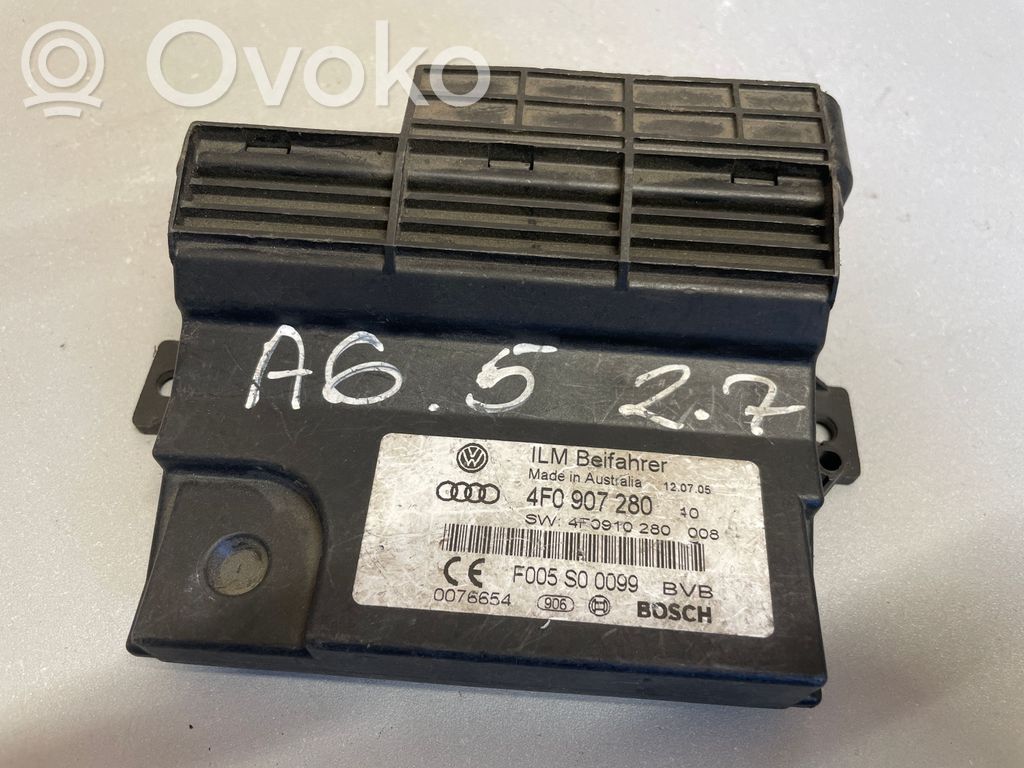 Other control units/modules   4F0907280