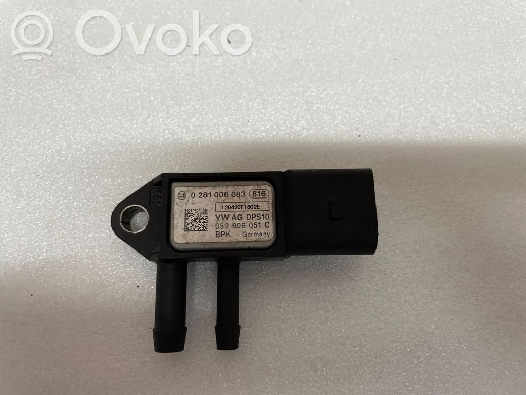 Audi A3 S3 8V Abgasdrucksensor Differenzdrucksensor 
